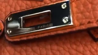 Luxurious leather women handbag
