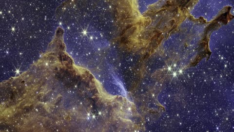 Pan of the Webb’s Portrait of the Pillars of Creation NIRCam