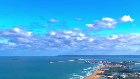 Blue sky and white clouds