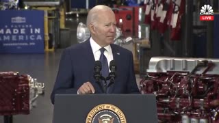 BIDEN: "Let me start off with two words: made in America"