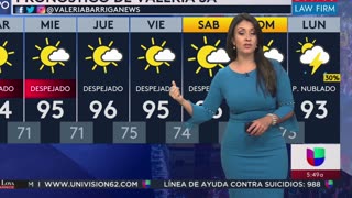 Valeria Barriga's weather forecast (9/18/23)
