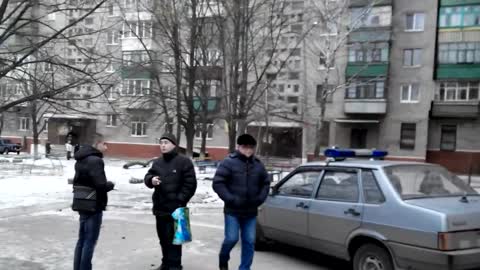 Russian Cassette Missile BM-30 Smerch At Kids Playground In Kramatorsk