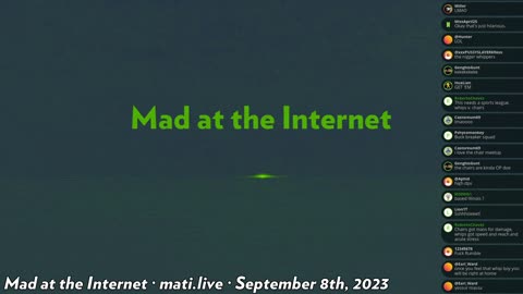 Mad at the Internet (September 8th, 2023)