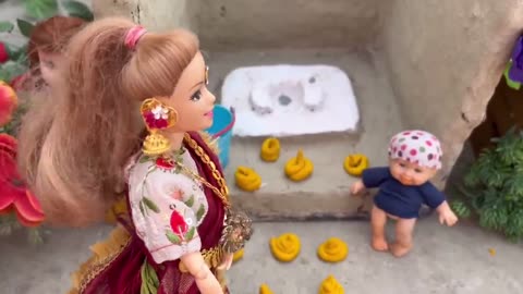 Barbie Doll All Day Routine In Indian Village