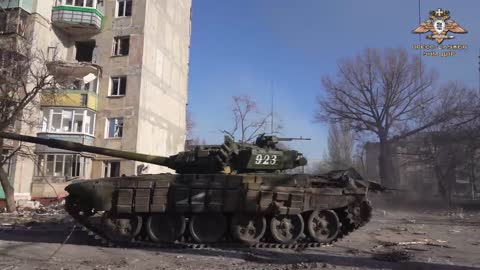 Exclusive footage during building-to-building & street-to-street clashes against Ukrainian Forces