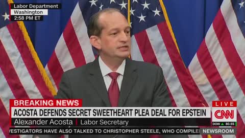 Acosta defends role in controversial Epstein plea deal