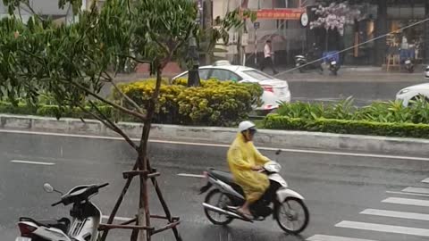 Rainy vietnam