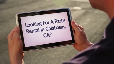 Party Rentals Calabasas - Party Rental Creation