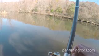 Bass Fishing with the Pen Rod Backpacker by penfishingrods.com