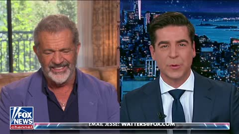 Mel Gibson with Jesse Watters