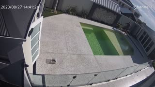 Man Falls Into Pool While Trying to Clean It