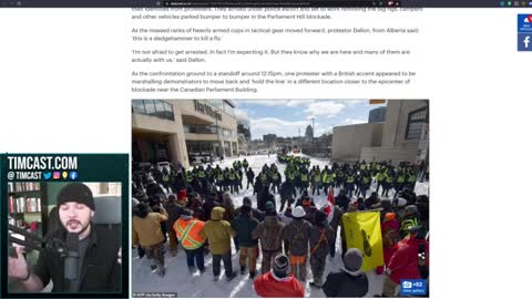 Trudeau's Riot Cops CRACKDOWN On Freedom Truckers Purging Protest, DC Police Prepare For US Convoy