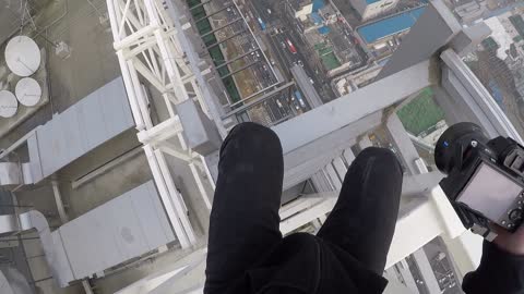 Rooftopping in Korea Seoul. Rooftops