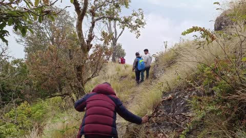 Adventurous rainaskot hiking