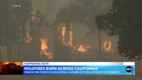 Wildfires and heat in California ABC News