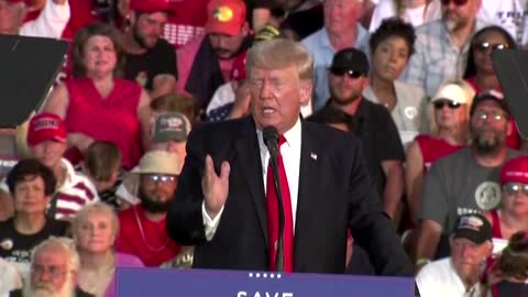 Trump criticizes Biden White House at rally in Ohio