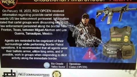 US Border Patrol Agents On High Alert For Potential Cartel Assassination Attempts