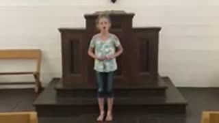 12-Year-Old Girl Demonstrates Her Fantastic Singing Skills