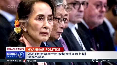 Myanmar court sentences Aung San Suu Kyi to 5 years in prison