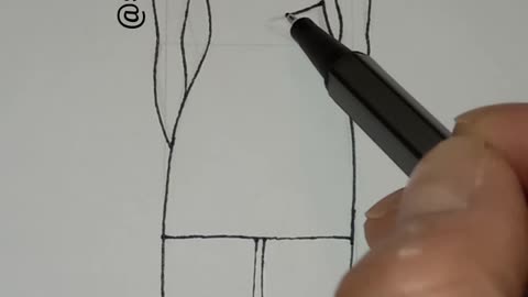 Fashion Illustration Line Drawing