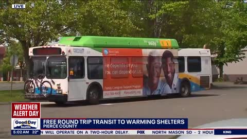 Free round trip transit rides to warming shelters FOX 13 Seattle