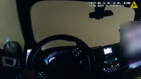 Cop Locked In Backseat After Banging Perp