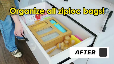 How do you organize ziploc bags? | greenlivinglife