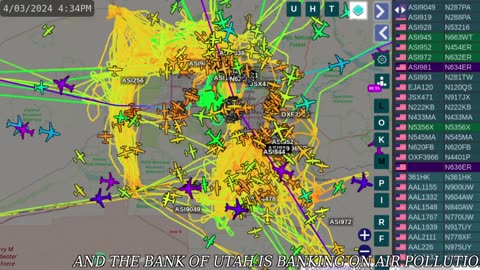 NaughtyPac ChinaPAC MormonGUARD bird Mafia Utah warfare over Arizona - N663WT -