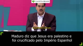 Maduro diz que Jesus era palestino e foi crucificado pelo Império Espanhol