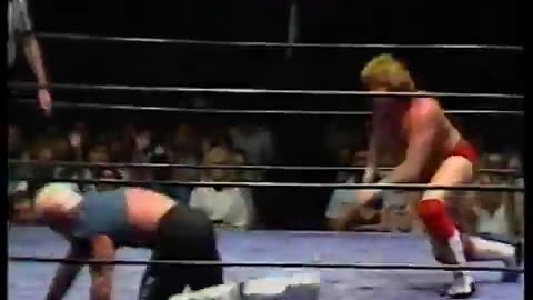 (1986.05.09) Blade Runners (Sting & Ultimate Warrior) vs. Steve Williams & Ted DiBiase - UWF