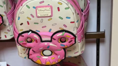 Disney Parks Loungefly Mickey Mouse Donut Backpack #shorts