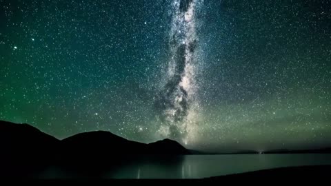 Milky Way Glowing At Night in HD