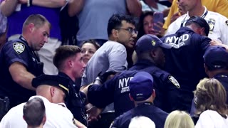 Climate protesters disrupt US Open semi-finals