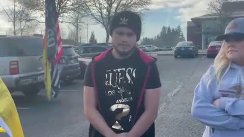 TPUSA Activists Protest Mask Mandate at Washougal High School