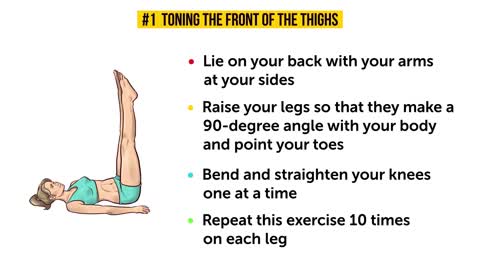 3-Minute Workout Before Sleep to Slim Down Your Legs