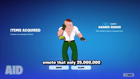 how to claim the nanner ring emote for FREE..!