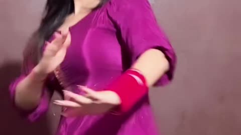 Indian girl dance performance