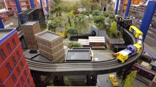 Alaska Railroad O Gauge Train Running At The Lionel Store