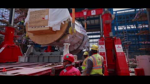 SEE HOW Transportation and installation of Gs Turbine and Generator