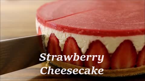 No-Bake Strawberry cheesecake Recipe