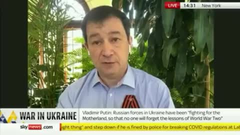 Sky aka Sly News cuts off a Russian spokesman who drops truth bombs! *See Description*
