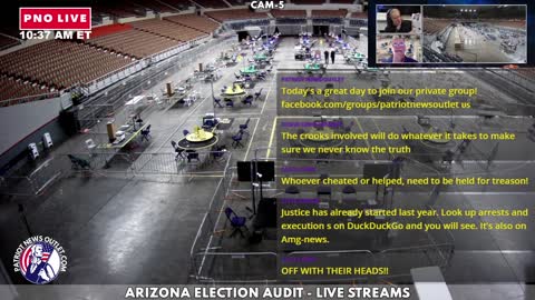 Today's live Coverage of the Arizona Election Audit