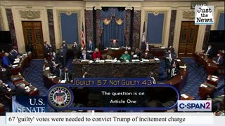 Trump acquitted in second impeachment trial after final 57-43 Senate vote