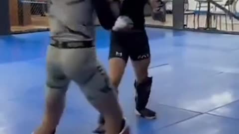 Conor McGregor sparring Ian Garry