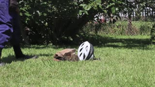 Helmet meets Bola Knife