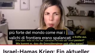 ISRAELE - HAMAS: la giornalista israeliano Efrat Fenigson solleva dubbi riguardo l'attacco palestinese