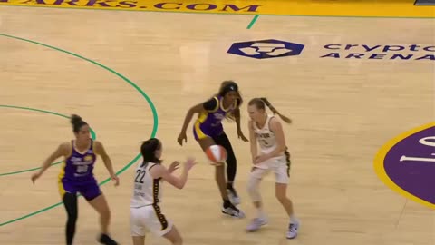 WATCH: Caitlin Clark with the dagger to secure Indiana Fever's first win