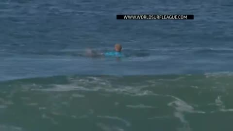 Surfer Fights Off Shark During Competition