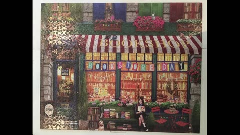 Vintage Bookshop - White Mountain Jigsaw Puzzle (1000 Pieces)