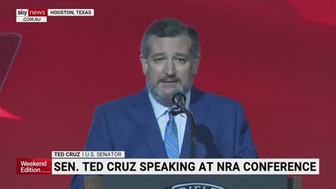 ‘Media dishonesty’: Ted Cruz rallies at NRA conference